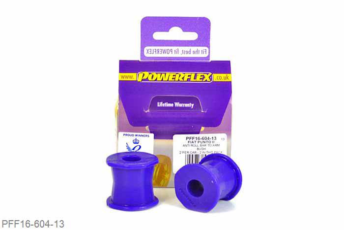 PFF16-604-13, Fiat Punto MK2 (1999 - 2005), Front Anti Roll Bar To Arm Bush 13mm Fits OE part number 7750990, 2 stuk(s) benodigd  per auto, 2 stuk(s) in verpakking, prijs per set van 2 stuk(s)