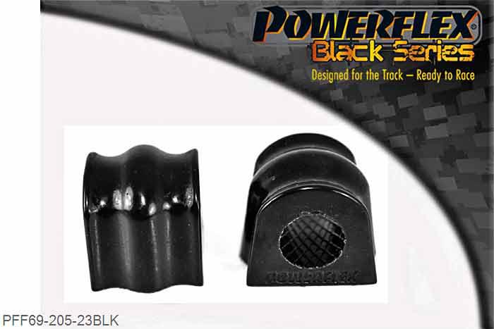 PFF69-205-23BLK, Subaru Impreza Turbo, WRX and Sti (GD,GG 00 to 07) Front Anti Roll Bar Bush,  23mm, 2 stuk(s) benodigd  per auto, 2 stuk(s) in verpakking, prijs per set van 2 stuk(s)