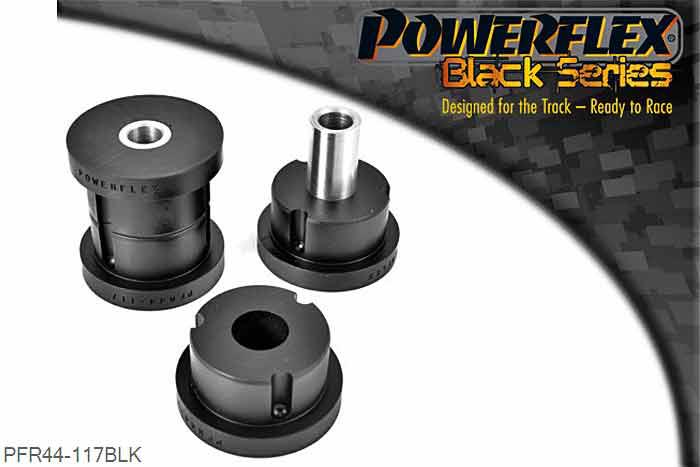 PFR44-117BLK, Mitsubishi Lancer Evolution 4-5-6 RS/GSR Rear Tie Bar Front Bush, , 2 stuk(s) benodigd  per auto, 2 stuk(s) in verpakking, prijs per set van 2 stuk(s)