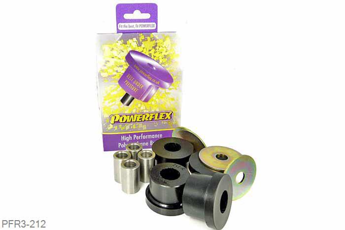 PFR3-212, Audi S/RS RS4 Avant (2000 - 2001), Rear Upper Arm Inner Bush (Cast Arm) FITS CAST ARMS ONLY, FOR PRESSED STEEL ARMS USE PFR3-209.  This bush is suitable for Road and Black Series applications. It is the same part as the Road Series but with Black series packaging. Oe Nrs 8A0505185A - 8D0505185A, 4 stuk(s) benodigd  per auto, 4 stuk(s) in verpakking, prijs per set van 4 stuk(s)