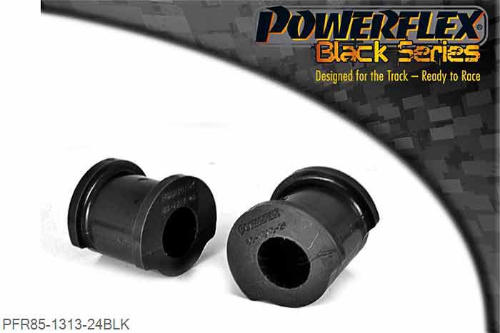 PFR85-1313-24BLK, VW T5 Transporter (2003 -) Rear Anti Roll Bar Bush to Arm 24mm,  24mm, 2 stuk(s) benodigd  per auto, 2 stuk(s) in verpakking, prijs per set van 2 stuk(s)