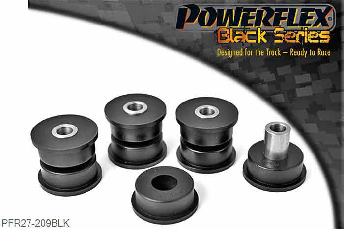 PFR27-209BLK, Jaguar XK8, XKR - X100 (1996-2006) Rear Axle Brace Assembly Bush, , 4 stuk(s) benodigd  per auto, 4 stuk(s) in verpakking, prijs per set van 4 stuk(s)
