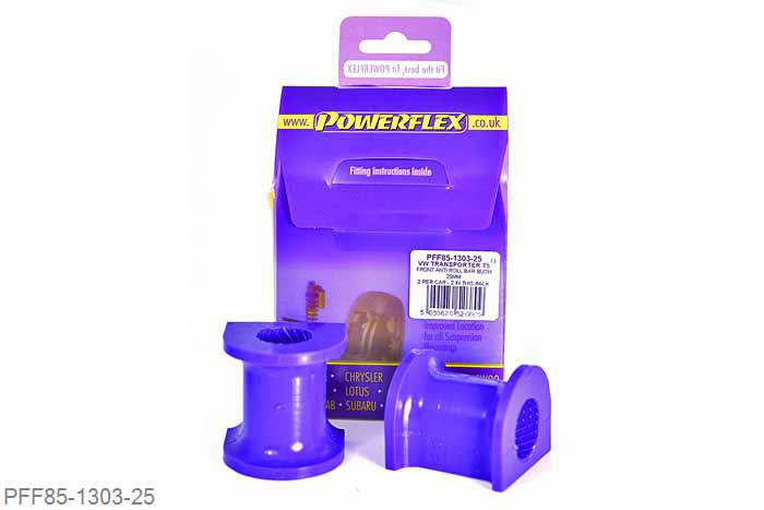 PFF85-1303-25, VW T5 Transporter (2003 -), Front Anti Roll Bar Bush 25mm  25mm, 2 stuk(s) benodigd  per auto, 2 stuk(s) in verpakking, prijs per set van 2 stuk(s)