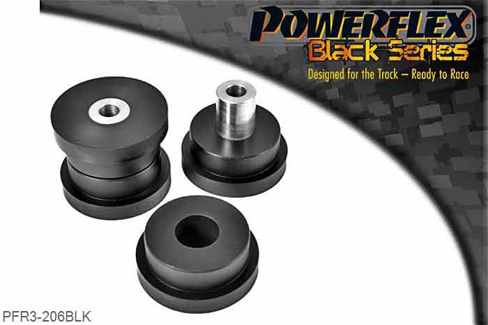 PFR3-206BLK, Audi A4 Avant Quattro (1995 - 2001) Rear Lower Arm Rear Bush, , 2 stuk(s) benodigd  per auto, 2 stuk(s) in verpakking, prijs per set van 2 stuk(s)