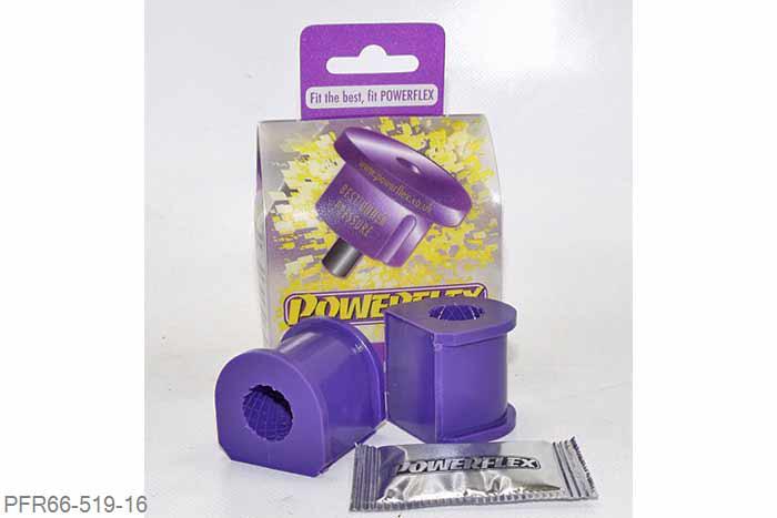 PFR66-519-16, Fiat Croma (2005 - 2011), Rear Anti Roll Bar Mounting Bush 16mm  16mm, 2 stuk(s) benodigd  per auto, 2 stuk(s) in verpakking, prijs per set van 2 stuk(s)