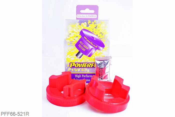 PFF66-521R, Cadillac BLS (2005 - 2010), Rear Lower Engine Mount Insert (Diesel) Fits the rear lower engine mount where the original bush has a rectangular central sleeve fitted before 2005, for mounts with a round sleeve use PFF80-1221. This fits into bracket 12785099. Fits into the voiding of the original bush to reduce engine movement under acceleration. Slight increase in vibration may be felt., 1 stuk(s) benodigd  per auto, 1 stuk(s) in verpakking, prijs per set van 1 stuk(s)