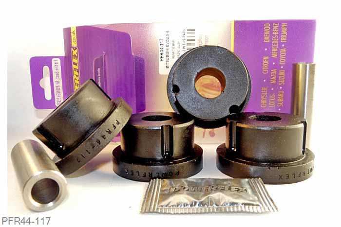 PFR44-117, Mitsubishi Lancer Evolution 4-5-6 RS/GSR, Rear Tie Bar Front Bush , 2 stuk(s) benodigd  per auto, 2 stuk(s) in verpakking, prijs per set van 2 stuk(s)