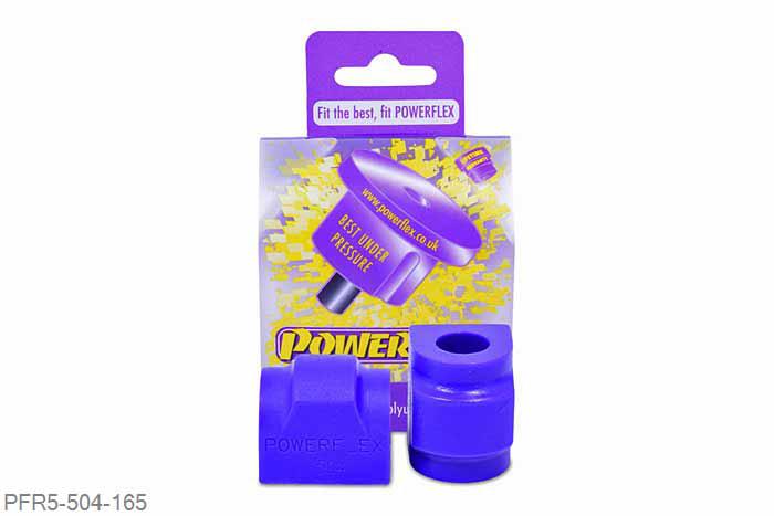 PFR5-504-165, BMW E28 5 Series (1982 - 1988), E24 6 Series (1982 - 1989), Front Roll Bar Mounting Bush 16.5mm Please check anti roll bar diameter before ordering - Some part numbers may be described as for the rear but are also for the front anti roll bar on some models. It will not fit E24 6 series models built before 05/1982. 16.5mm, 2 stuk(s) benodigd  per auto, 2 stuk(s) in verpakking, prijs per set van 2 stuk(s)