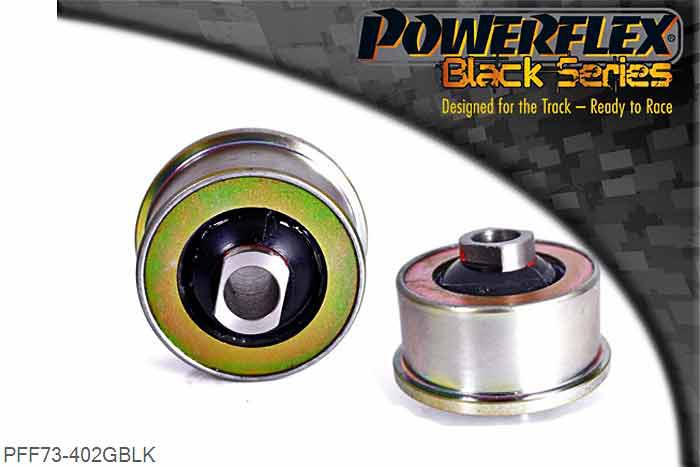 PFF73-402GBLK, Suzuki Swift - Sport (2010 - ) Front Arm Rear Bush, Caster Adjustable, This bush allows on-car adjustment of the Caster angle +/- 0.33 deg. Use PFF73-402BLK if you do not want any adjustment., 2 stuk(s) benodigd  per auto, 2 stuk(s) in verpakking, prijs per set van 2 stuk(s)