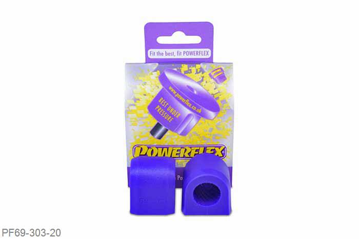 PF69-303-20, Subaru Impreza Turbo, WRX and Sti (GC,GF 93 - 00), Rear Anti Roll Bar To Chassis Bush 20mm  20mm, 2 stuk(s) benodigd  per auto, 2 stuk(s) in verpakking, prijs per set van 2 stuk(s)