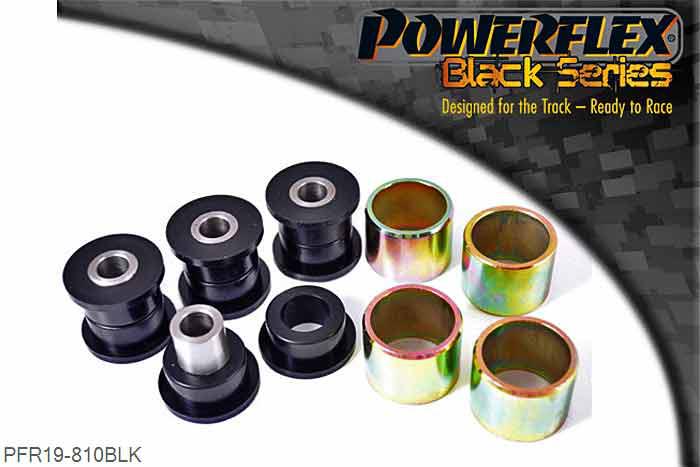 PFR19-810BLK, Ford Focus MK2 ST Rear Upper Control Arm Bush, This part replaces OE numbers: 1061659, 1136072, 1329730, 1448127, 1517403, 1M515500AC, 1M515500BA, 31201356, 31212503, 31277305, 6M515500BA, 8671921, 8M515500AA, 8M515500AB, 98AG5500AG, 98AG5500BF, 98AGG5K653DA, BBM228C10, BP4K28C10B., 4 stuk(s) benodigd  per auto, 4 stuk(s) in verpakking, prijs per set van 4 stuk(s)