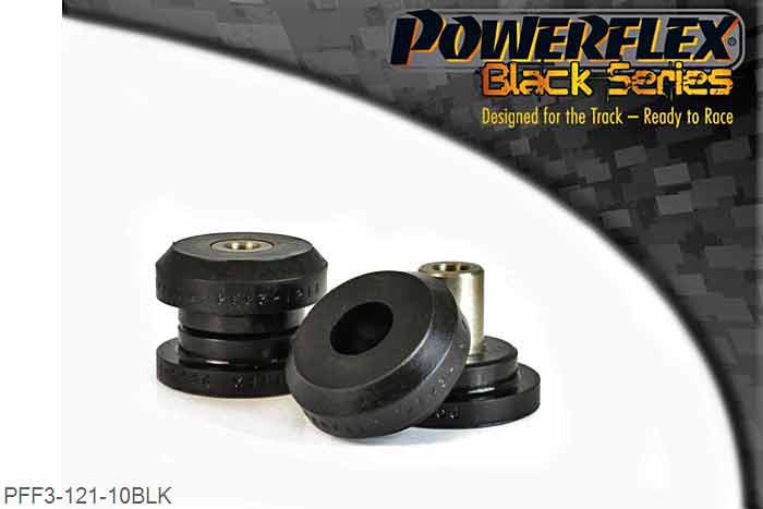 PFF3-121-10BLK, Audi 80, 90 inc Avant (1973 - 1996) Front Subframe Rear Bush 10mm, Check bolt diameter, this bush uses a 10mm bolt. For bushes which have a 12mm bolt use PFF3-121-12. It replaces OE part number 857 199 419B 10mm Bore Sleeve, 2 stuk(s) benodigd  per auto, 2 stuk(s) in verpakking, prijs per set van 2 stuk(s)