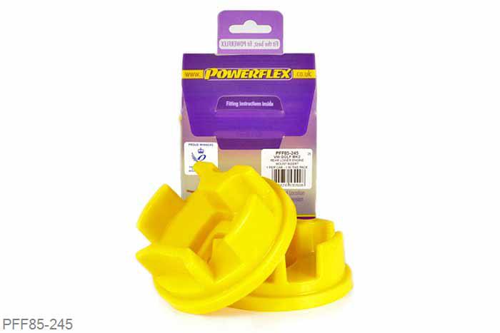 PFF85-245, VW Golf MK2 (1985 - 1992) G60, Rallye, Country, Rear Lower Engine Mount Insert These inserts fits into the original bush, OE part number 191199262. They do not fit Hydro mounts as fitted to the 16v GTi models with engine codes KR, PL, 9A & G60 with engine code PG, 1 stuk(s) benodigd  per auto, 1 stuk(s) in verpakking, prijs per set van 1 stuk(s)