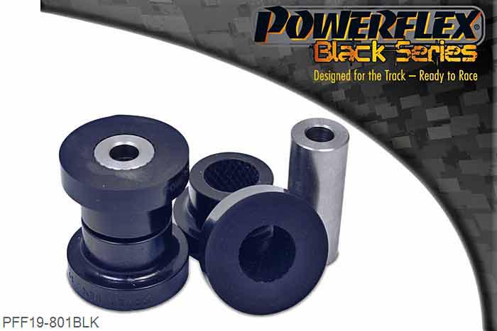 PFF19-801BLK, Ford Focus MK2 Front Wishbone Front Bush, Suitable for 12mm bolt, if your vehicle uses a 14mm bolt please order PFF19-8011. This bush is suitable for Road and Black Series applications. It is the same part as the Road Series but with Black Series packaging., 2 stuk(s) benodigd  per auto, 2 stuk(s) in verpakking, prijs per set van 2 stuk(s)