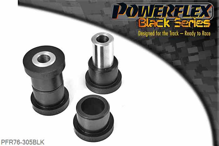 PFR76-305BLK, Toyota MR2 SW20 REV 2 to 5 (1991 - 1999) Rear Inner Track  Control Arm Bush M14 Bolt, PFR76-305BLK fits Rev 1&2 models 1989 to 1992 and uses a M14 bolt. For Rev 3 models 1993 to 2000 use PFR76-305-12BLK which uses an M12 bolt. M14 bolt, 2 stuk(s) benodigd  per auto, 2 stuk(s) in verpakking, prijs per set van 2 stuk(s)