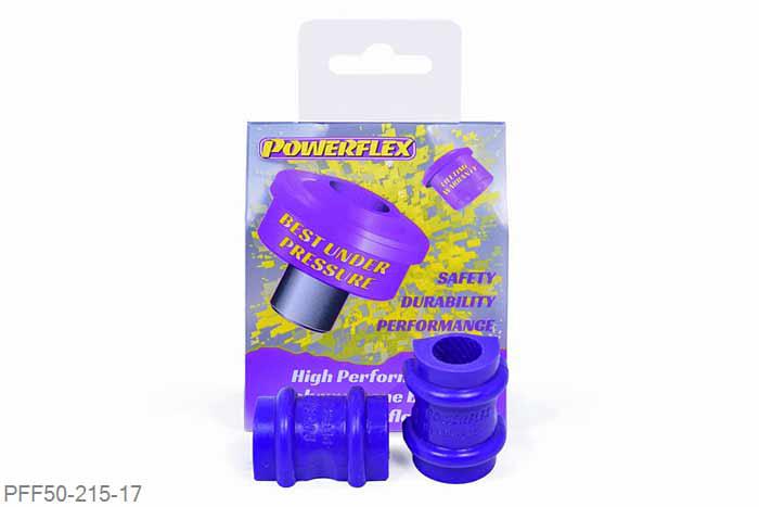 PFF50-215-17, Peugeot 205 Gti and 309 Gti, Anti Roll Bar Bush 17mm This part replaces OE part number: 5094.42 and 509442. Please check size before ordering. 17mm, 2 stuk(s) benodigd  per auto, 2 stuk(s) in verpakking, prijs per set van 2 stuk(s)