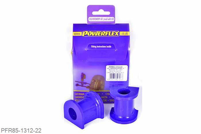 PFR85-1312-22, VW T5 Transporter (2003 -), Rear Anti Roll Bar Bush to Chassis 22mm  22mm, 2 stuk(s) benodigd  per auto, 2 stuk(s) in verpakking, prijs per set van 2 stuk(s)