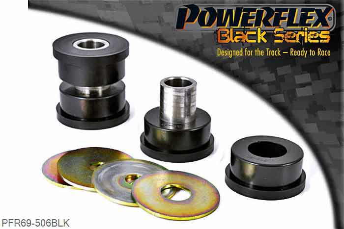 PFR69-506BLK, Subaru Impreza WRX and STi (2011-) Rear Trailing Arm Front Bush, , 2 stuk(s) benodigd  per auto, 2 stuk(s) in verpakking, prijs per set van 2 stuk(s)