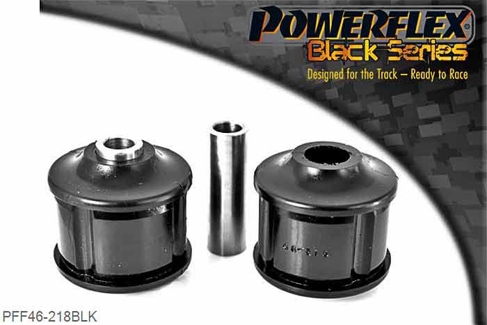 PFF46-218BLK, Nissan 200SX - S13, S14, S14A and S15 Front Lower Radius Arm To Chassis, This part does not fit GTR Model Skylines, 2 stuk(s) benodigd  per auto, 2 stuk(s) in verpakking, prijs per set van 2 stuk(s)
