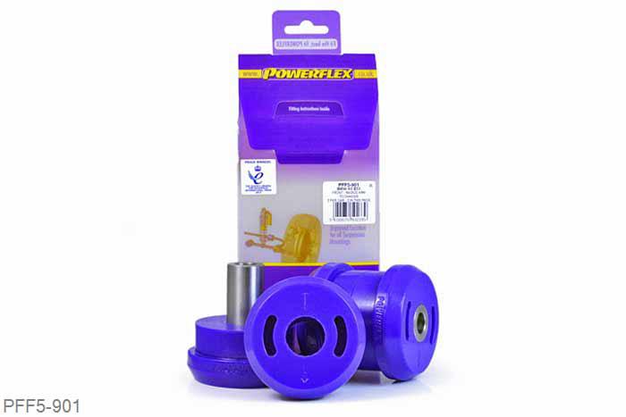 PFF5-901, BMW E83 X3 (2003-2010), Front Lower Radius Arm To Chassis Bush This part replaces OE numbers: 31126769715 and 31103412781., 2 stuk(s) benodigd  per auto, 2 stuk(s) in verpakking, prijs per set van 2 stuk(s)