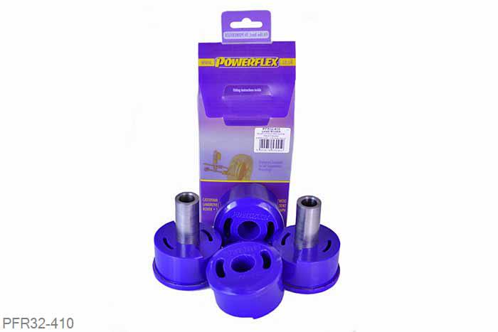 PFR32-410, Landrover Range Rover Sport (2005 - 2013), Rear Lower Wishbone Front Bush PFR32-410 Rear Lower Wishbone Front Bush features tapered voiding to allow a controlled amount of movement and is made using our Shore 80A Purple material. This bush replaces OE part number: RGX500211., 2 stuk(s) benodigd  per auto, 2 stuk(s) in verpakking, prijs per set van 2 stuk(s)