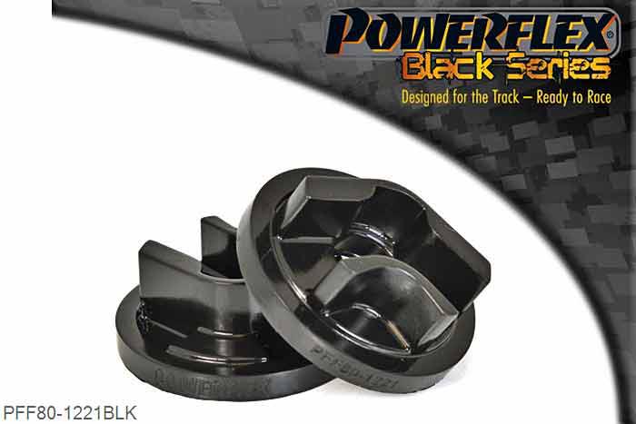 PFF80-1221BLK, Cadillac BLS (2005 - 2010) Rear Lower Engine Mount Insert (Round Centre), Fits the rear lower engine mount where the original bush has a round central sleeve fitted from 2005 on, for mounts with a rectangular sleeve use PFF66-521. This fits into bracket 9156932. Fits into the voiding of the original bush to reduce engine movement under acceleration., 1 stuk(s) benodigd  per auto, 1 stuk(s) in verpakking, prijs per set van 1 stuk(s)