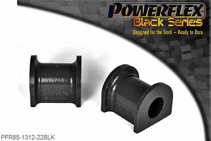PFR85-1312-22BLK, VW T5 Transporter (2003 -) Rear Anti Roll Bar Bush to Chassis 22mm,  22mm, 2 stuk(s) benodigd  per auto, 2 stuk(s) in verpakking, prijs per set van 2 stuk(s)