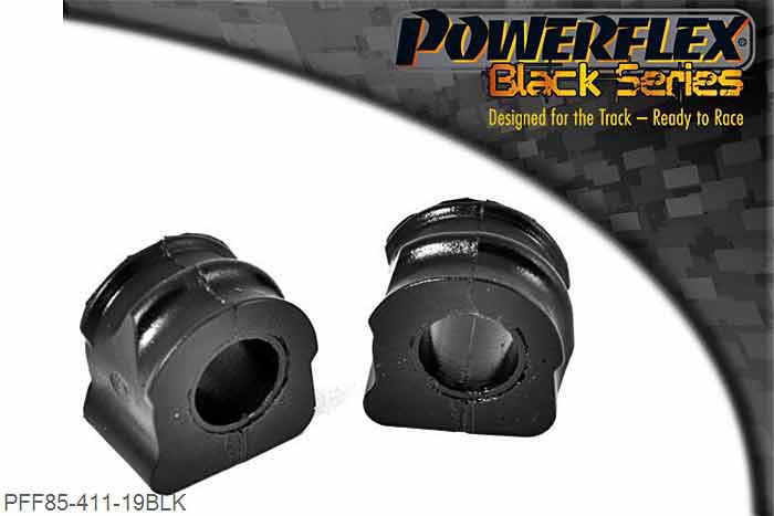 PFF85-411-19BLK, VW Bora 2WD (1997 - 2006) Front Anti Roll Bar Mount 19mm, Please check anti roll bar diameter before ordering - OE Part Nr 1J0411314 19mm, 2 stuk(s) benodigd  per auto, 2 stuk(s) in verpakking, prijs per set van 2 stuk(s)
