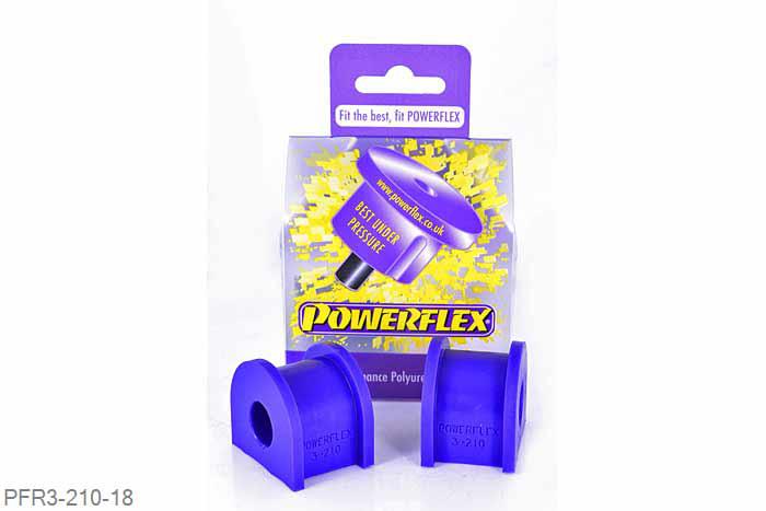 PFR3-210-18, Audi A4 inc. Avant Quattro (4WD), Rear Anti Roll Bar Bush 18mm  18mm, 2 stuk(s) benodigd  per auto, 2 stuk(s) in verpakking, prijs per set van 2 stuk(s)