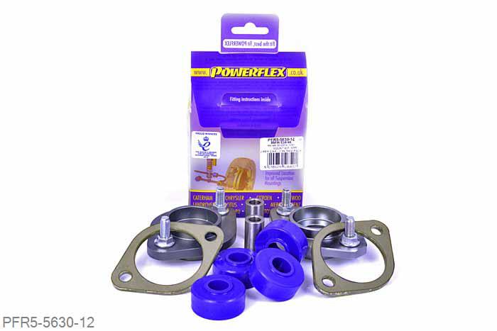 PFR5-5630-12, BMW Z3 (1994 - 2002), Rear Shock Top Mount Bracket and Bush 12mm Suits cars with aftermarket rear shock absorber with a 12mm pin. Will not fit E36 and E46 Cabriolet models. OE Nr 33521092362  - 33526779670. Suspension BrandRear Shock Absorber Shaft DiameterOriginal BMW10mmAST10mmBilstein HD, Sport, PSS Coilovers10mmFK Coilovers10mmH&R Coilovers10mmJRZ RS12mmKoni Sport10mmKW V1, 2, 310mmST Coilovers10mmTein Coilovers12mmThe above list is meant as a guide only. If your shock absorber brand is not listed,measuring the OD of the shaft will determine whether PFR5-5630-10 orPFR5-5630-12 should be fitted. 12mm, 2 stuk(s) benodigd  per auto, 2 stuk(s) in verpakking, prijs per set van 2 stuk(s)