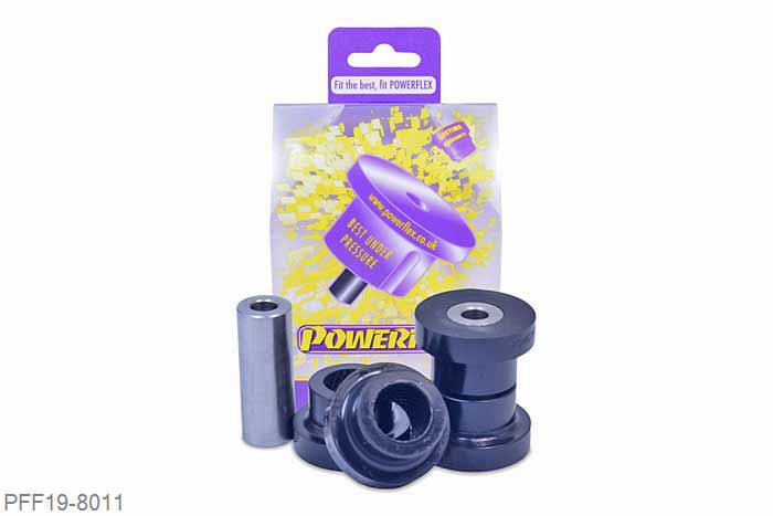 PFF19-8011, Ford Kuga (2007-2012), Front Wishbone Front Bush 14mm bolt Suitable for 14mm bolt, if your vehicle uses a 12mm bolt please order PFF19-801. This bush is suitable for Road and Black Series applications. It is the same part as the Road Series but with Black Series packaging. This part replaces OE numbers: 1477858S2, B32H-34-250E S2 and 31277464 SK2. 14mm bolt, 2 stuk(s) benodigd  per auto, 2 stuk(s) in verpakking, prijs per set van 2 stuk(s)