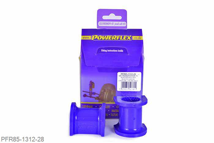 PFR85-1312-28, VW T5 Transporter (2003 -), Rear Anti Roll Bar Bush to Chassis 28mm  28mm, 2 stuk(s) benodigd  per auto, 2 stuk(s) in verpakking, prijs per set van 2 stuk(s)
