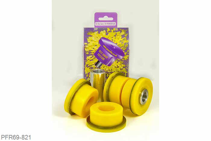PFR69-821, Subaru BRZ, Rear Subframe Front Bush This replaces the complete bush. For inserts use PFR69-823 which fit above and below the original bush., 2 stuk(s) benodigd  per auto, 2 stuk(s) in verpakking, prijs per set van 2 stuk(s)