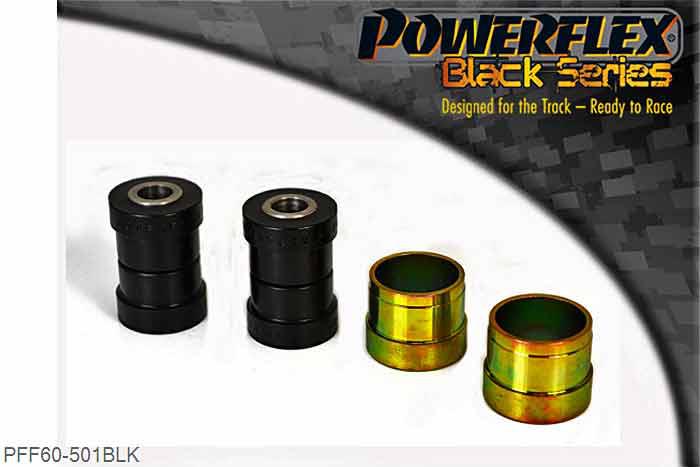 PFF60-501BLK, Renault Megane II inc RS 225, R26 and Cup (2002 - 2008) Front Arm Front Bush, This part replaces OE number: 8200242025., 2 stuk(s) benodigd  per auto, 2 stuk(s) in verpakking, prijs per set van 2 stuk(s)