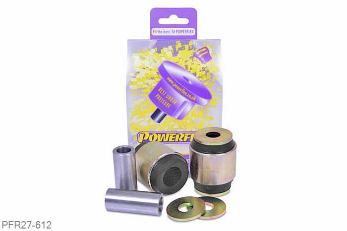 PFR27-612, Jaguar S Type - X202/4/6 (2002-2009), Rear Lower Arm Outer Bush The rear lower arm outer bush (position 12) can use either PFR27-612 which is 59mm long including washers or PFR27-611 which is 54mm long including washers, please measure the original bush to order the correct bush., 2 stuk(s) benodigd  per auto, 2 stuk(s) in verpakking, prijs per set van 2 stuk(s)