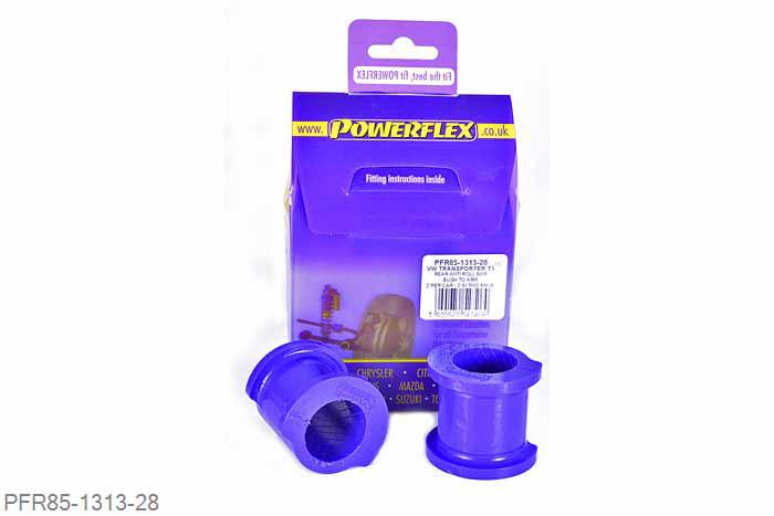 PFR85-1313-28, VW T5 Transporter (2003 -), Rear Anti Roll Bar Bush to Arm 28mm  28mm, 2 stuk(s) benodigd  per auto, 2 stuk(s) in verpakking, prijs per set van 2 stuk(s)