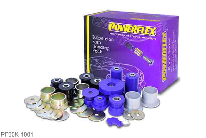 PF60K-1001, Renault Clio II (inc 172 and 182), Powerflex Handling Pack Included within this pack are the following parts:PFF60-301PFR60-310PFR60-311PFF60-211K, 1 stuk(s) benodigd  per auto, 1 stuk(s) in verpakking, prijs per set van 1 stuk(s)