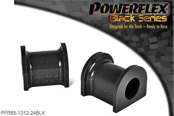 PFR85-1312-24BLK, VW T5 Transporter (2003 -) Rear Anti Roll Bar Bush to Chassis 24mm,  24mm, 2 stuk(s) benodigd  per auto, 2 stuk(s) in verpakking, prijs per set van 2 stuk(s)