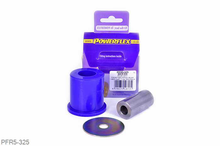 PFR5-325, BMW E36 3 Series (1990 - 1998), Rear Diff Front Mounting Bush This part replaces OE number: 33171134871. Use PFR5-325 for all models where the bush is in the subframe - M3 models upto 1996. PFR5-324 fits later M3 Evo models where the bush fits into a separate mounting bracket., 1 stuk(s) benodigd  per auto, 1 stuk(s) in verpakking, prijs per set van 1 stuk(s)