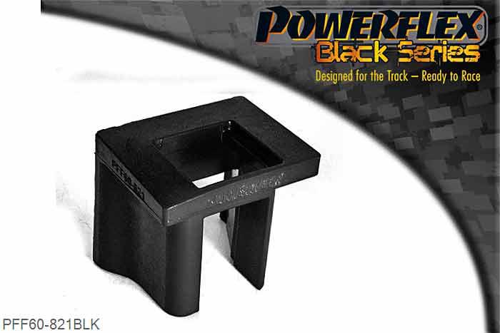 PFF60-821BLK, Renault Clio III (2005 - 2012) Upper Engine Mount Insert, This is an insert and fits into the original mounting bush and bracket OE numbers: 8200131305, 8200549046. Fits Clio III 1.5L diesel and 2.0L petrol engines including sport models. - Megane II, Scenic II and Grand Scenic II 1.9L diesel and 2.0L petrol engines., 1 stuk(s) benodigd  per auto, 1 stuk(s) in verpakking, prijs per set van 1 stuk(s)