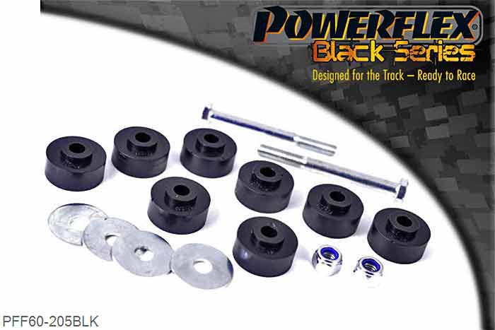 PFF60-205BLK, Renault Twingo II (2007 - 2014) Front Anti Roll Bar Outer Mount, Fits Clio & 16v Models, 2 stuk(s) benodigd  per auto, 2 stuk(s) in verpakking, prijs per set van 2 stuk(s)