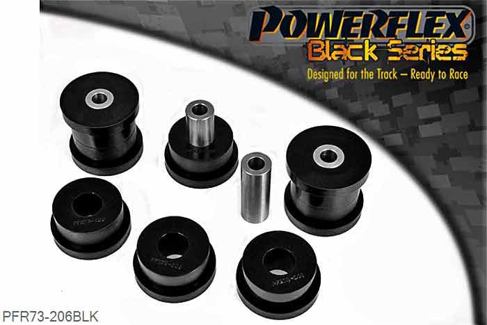 PFR73-206BLK, Suzuki Ignis (2000-2008) Rear Tie Bar to Hub Bush, This bush only fits models from 2000 to 2005., 4 stuk(s) benodigd  per auto, 4 stuk(s) in verpakking, prijs per set van 4 stuk(s)