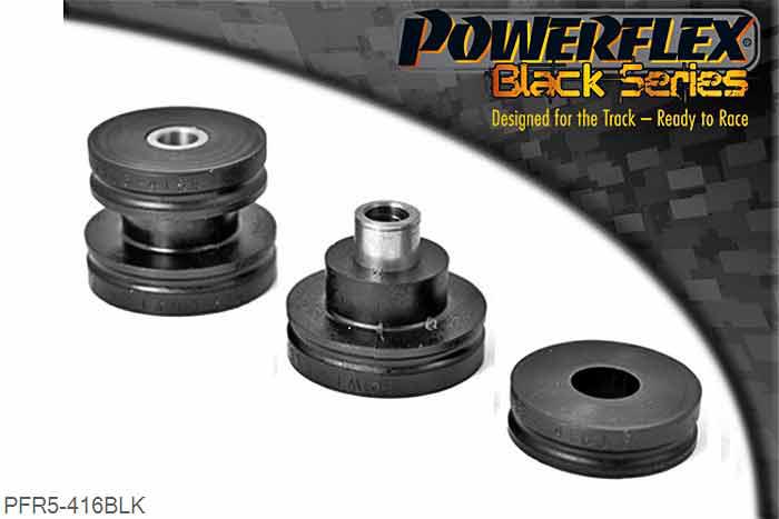 PFR5-416BLK, BMW E81, E82, E87 & E88 1 Series (2004-2013) Rear Shock Absorber Upper Mounting Bush, Notes:For standard shock absorbers and performance shock absorber with a 10mm thread use PFR5-416.PFR5-416-12 fits performance shock absorber which has 12mm thread., 2 stuk(s) benodigd  per auto, 2 stuk(s) in verpakking, prijs per set van 2 stuk(s)