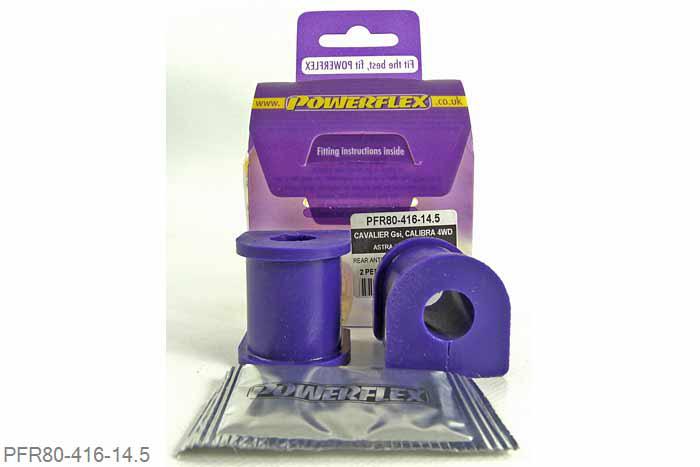 PFR80-416-14.5, Opel Cavalier/Calibra 4WD inc GSi with independent rear suspension, Vectra A (1989-1995), Rear Anti Roll Bar Mount (Inner) 14.5mm  14.5mm, 2 stuk(s) benodigd  per auto, 2 stuk(s) in verpakking, prijs per set van 2 stuk(s)