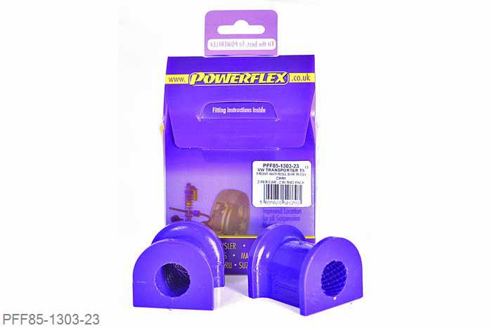PFF85-1303-23, VW T5 Transporter (2003 -), Front Anti Roll Bar Bush 23mm  23mm, 2 stuk(s) benodigd  per auto, 2 stuk(s) in verpakking, prijs per set van 2 stuk(s)
