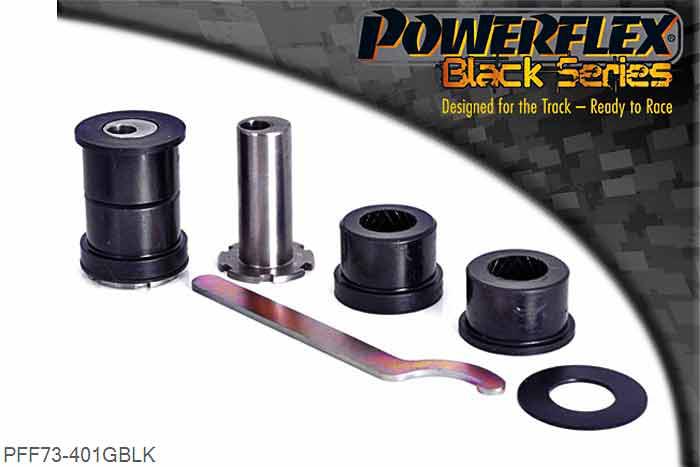 PFF73-401GBLK, Suzuki Swift - Sport (2010 - ) Front Arm Front Bush, Camber Adjustable, This bush allows on-car adjustment of the Camber angle +/- 1 deg. Use PFF73-401BLK if you do not want any adjustment., 2 stuk(s) benodigd  per auto, 2 stuk(s) in verpakking, prijs per set van 2 stuk(s)