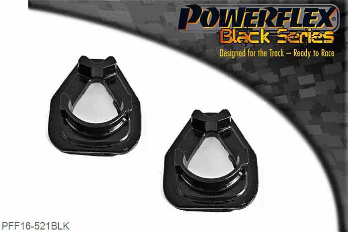 PFF16-521BLK, Fiat 500 (2007-) Lower Engine Mount Insert, Abarth, Fits Abarth models, for 1.2 & 1.4  lower engine mounts use PFF16-520. These are inserts to fit into the voids of the original bush, please check void pattern is the same as on your vehicle. Does not fit US models, 1 stuk(s) benodigd  per auto, 1 stuk(s) in verpakking, prijs per set van 1 stuk(s)