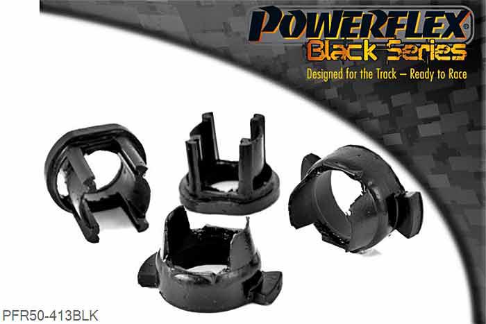 PFR50-413BLK, Peugeot 206 Rear Beam Rear Bush Insert, This bush is an insert to be used with the original bush. To replace the original bush, use PFR50-411., 2 stuk(s) benodigd  per auto, 2 stuk(s) in verpakking, prijs per set van 2 stuk(s)