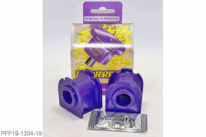 PFF19-1304-19, Jaguar X Type (2001-2009), Front Anti Roll Bar Bush 19mm Fits Mondeo ST models and Jaguar X Type, for all other Mondeo (00-07) models use PFF19-1303. 19mm, 2 stuk(s) benodigd  per auto, 2 stuk(s) in verpakking, prijs per set van 2 stuk(s)