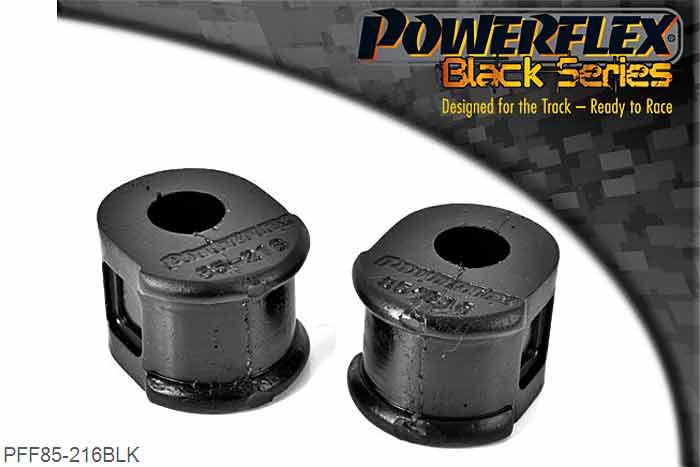 PFF85-216BLK, VW Caddy Mk1 Typ 14 (1985-1996) Front Anti Roll Bar Inner Mount, OE Nr 171411313, 2 stuk(s) benodigd  per auto, 2 stuk(s) in verpakking, prijs per set van 2 stuk(s)